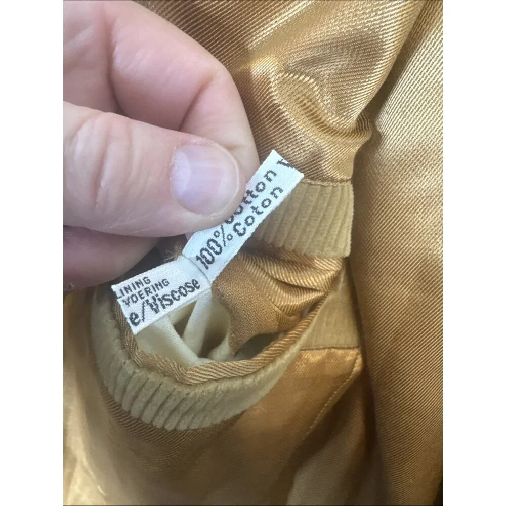 Vintage L-Bar-H Western Corduroy Sport Coat Blazer Tan Western USA Made‎ 38R - Picture 8 of 12